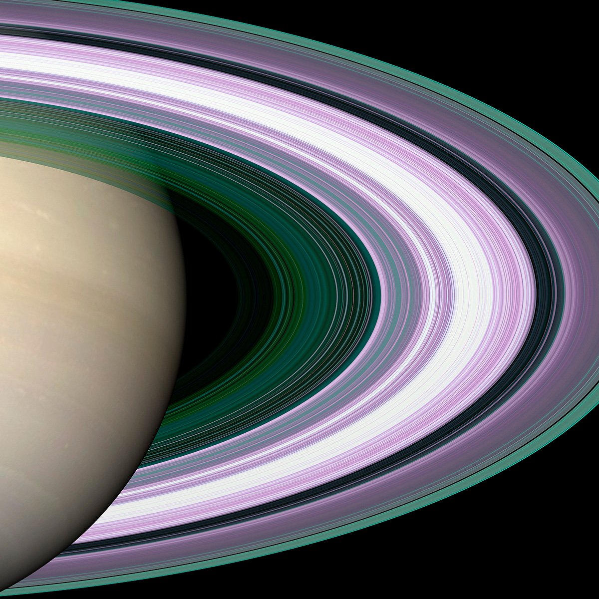 Beautiful Rings of Saturn Sky Image Lab - Main Image