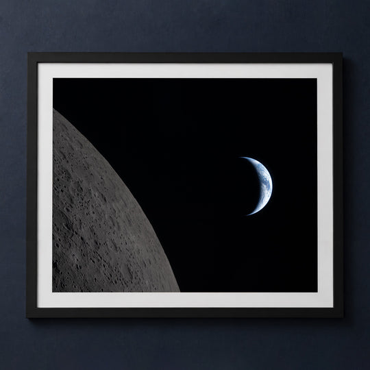 Framed print mockup — The Edge of Two Worlds
