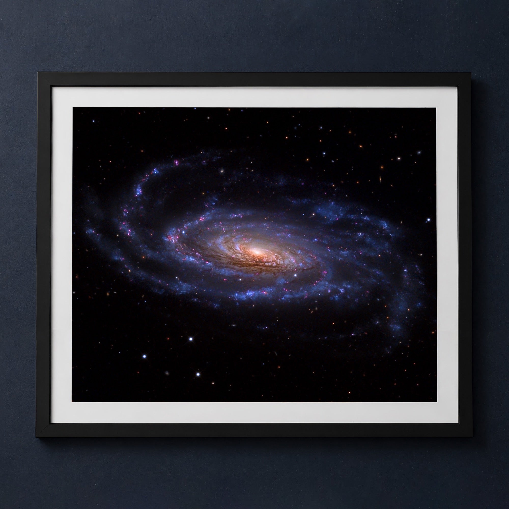 Framed print mockup — Spiral Galaxy NGC 5033