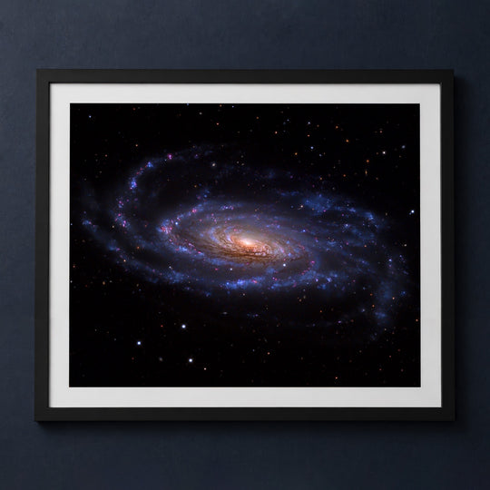 Framed print mockup — Spiral Galaxy NGC 5033