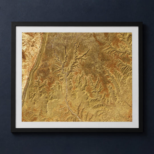Framed print mockup — Grand Staircase