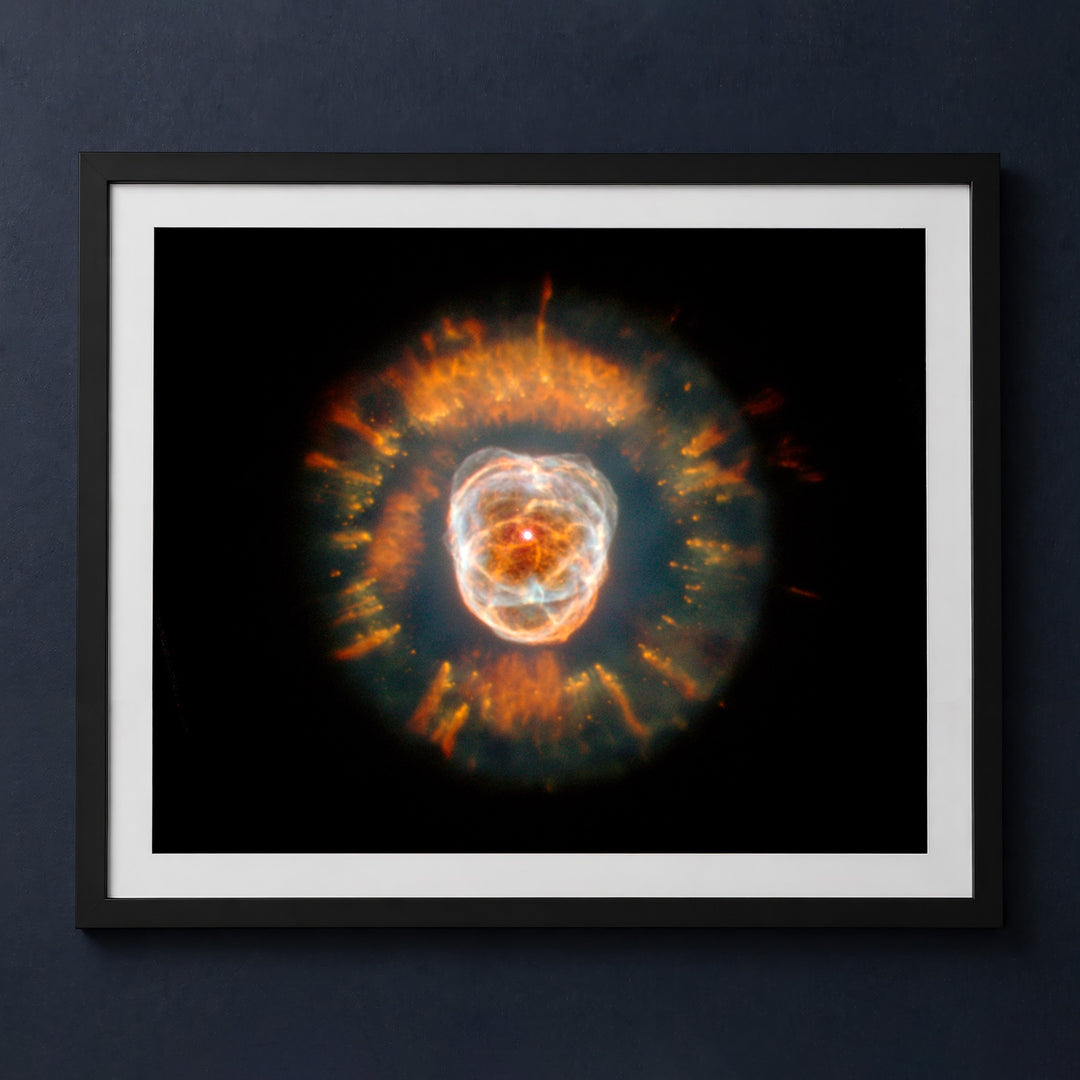 Framed print mockup — Eskimo Nebula