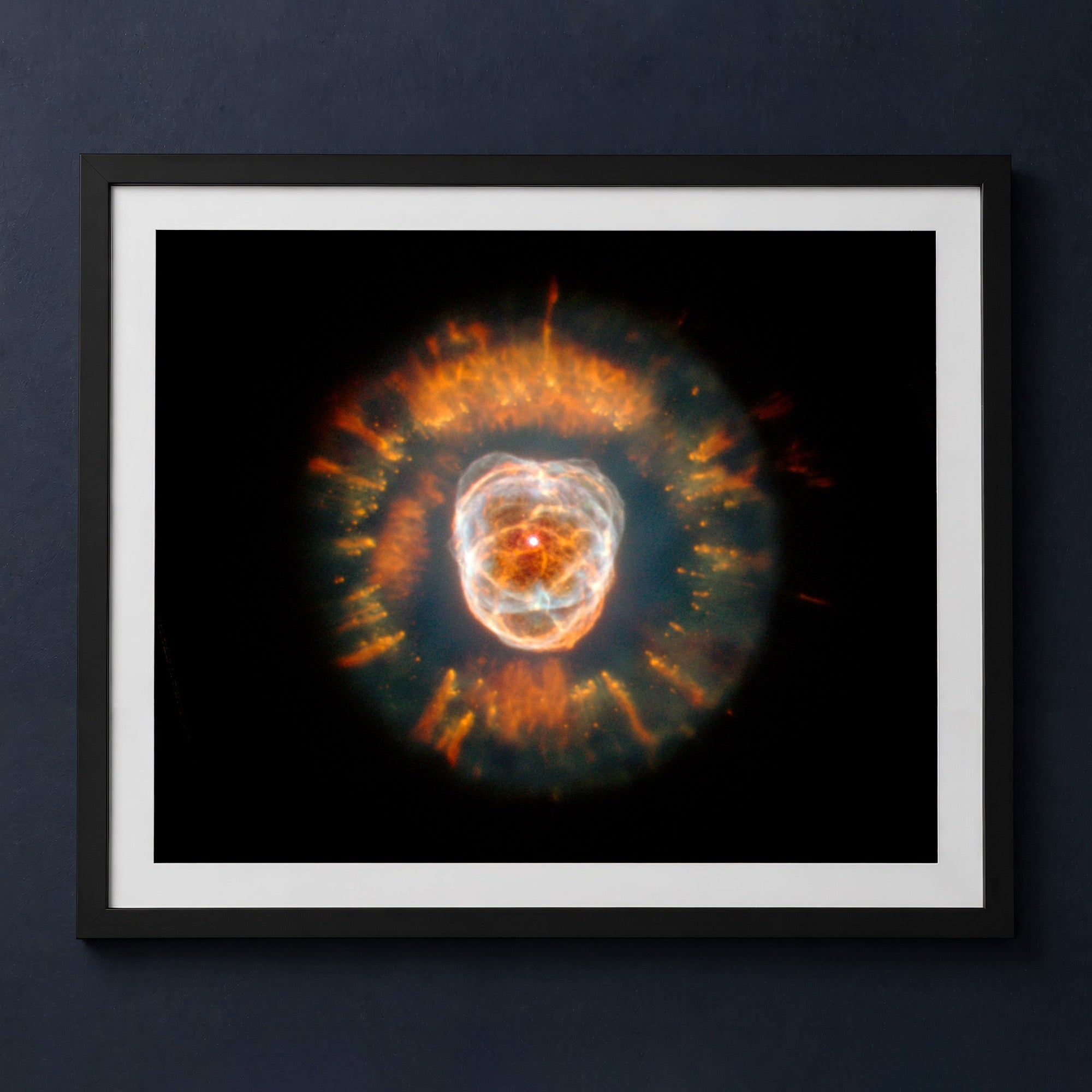 Framed print mockup — Eskimo Nebula