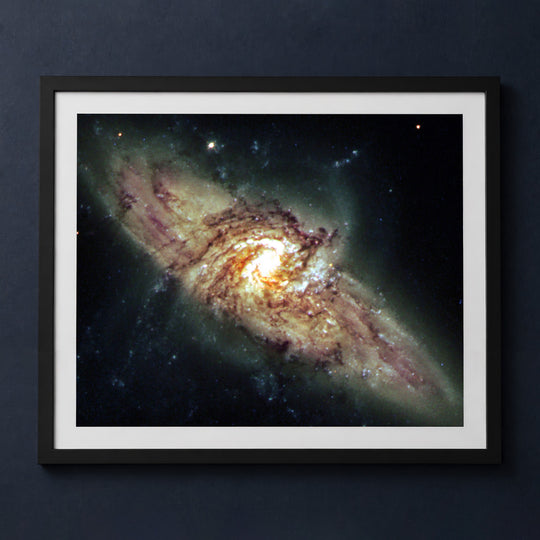 Framed print mockup — Galactic Silhouettes