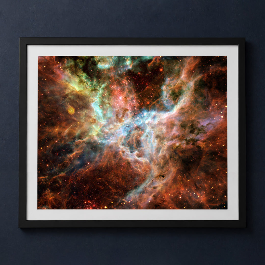 Framed print mockup — Heart of the Tarantula