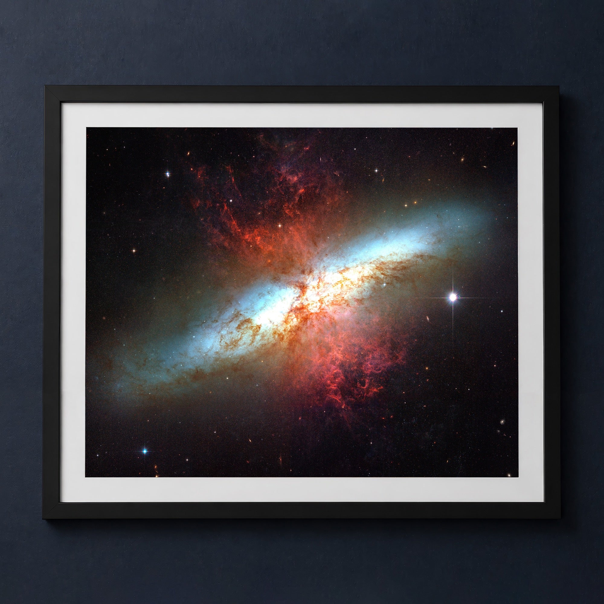 Framed print mockup — Cigar Galaxy