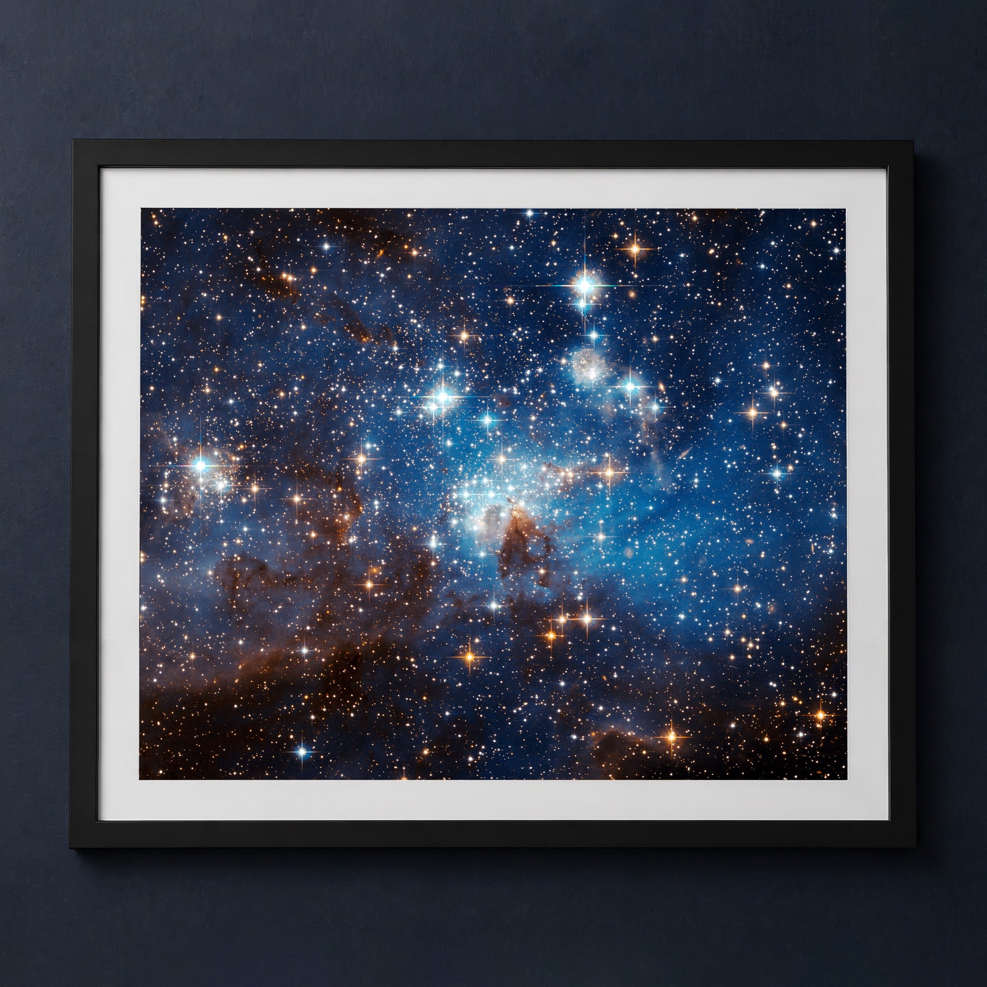 Framed print mockup — Formation of Stars