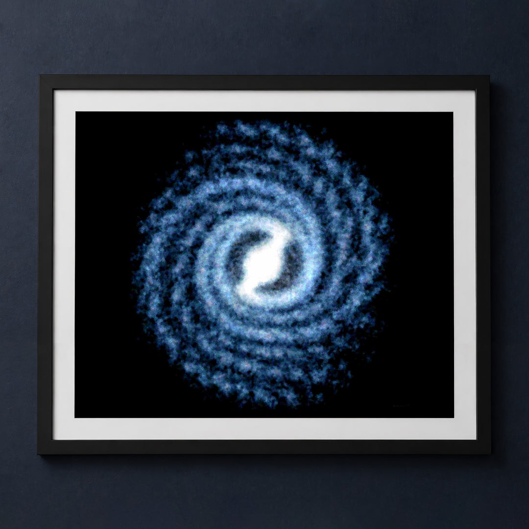 Framed print mockup — Our Milky Way