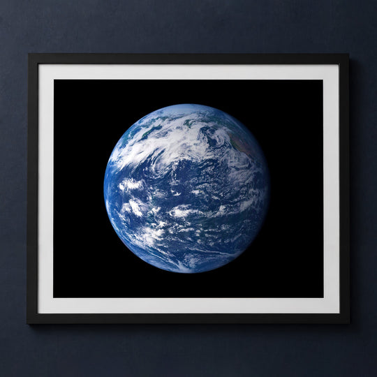 Framed print mockup — Water Planet