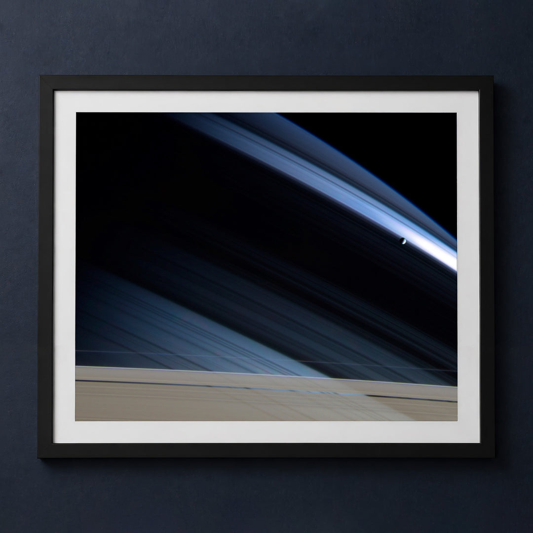 Framed print mockup — Mimas Nature's Canvas