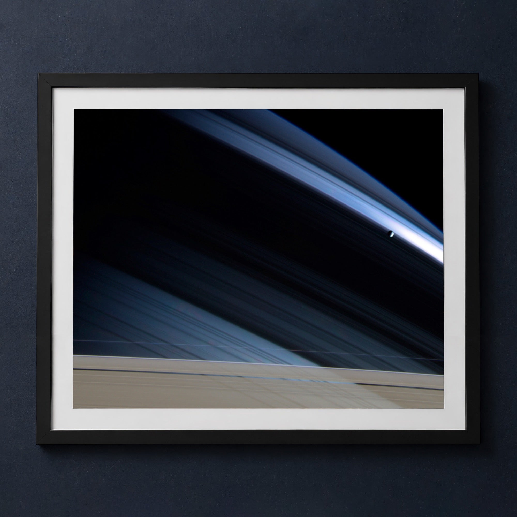Framed print mockup — Mimas Nature's Canvas