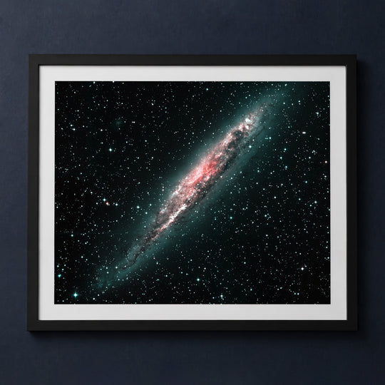 Framed print mockup — Thin Disk Galaxy