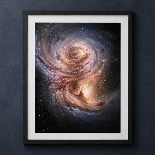 Framed print mockup — Star Factories Distant Universe