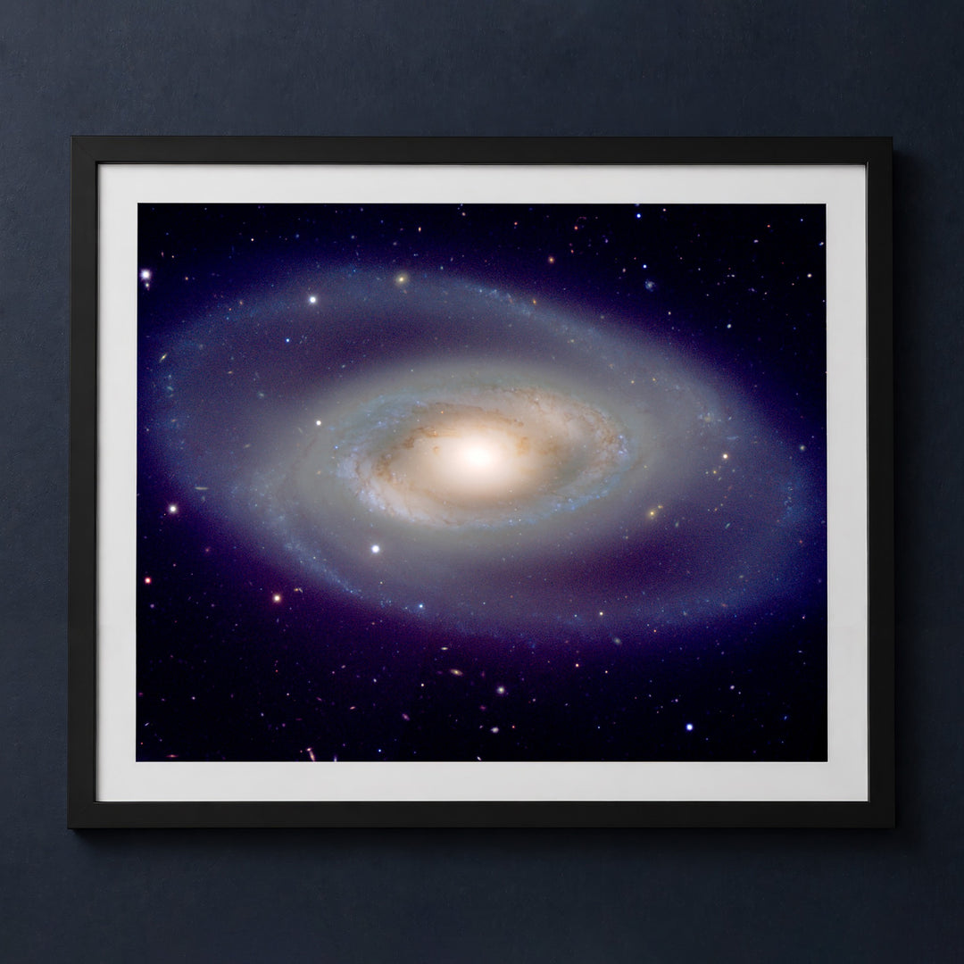 Framed print mockup — Spiral Galaxy NGC 1350