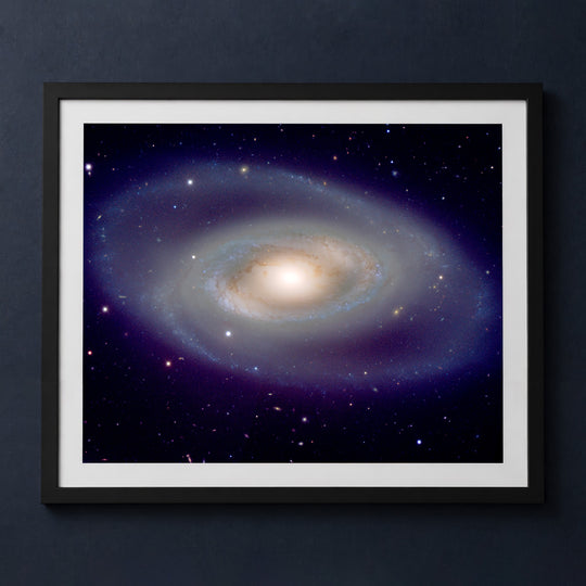 Framed print mockup — Spiral Galaxy NGC 1350