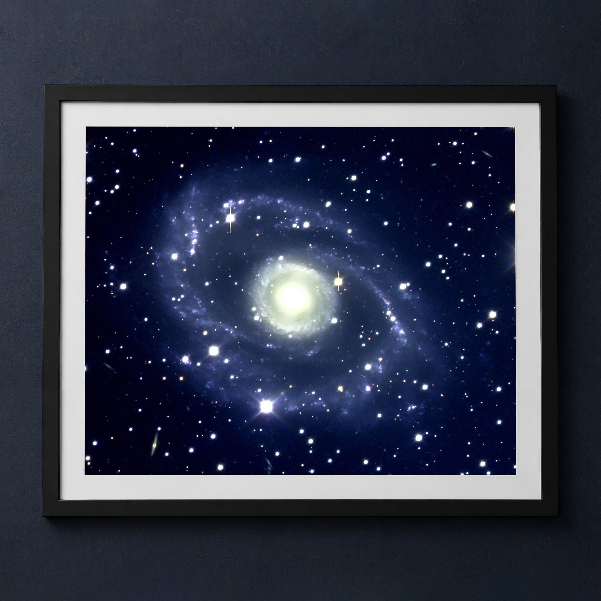Framed print mockup — Spiral Galaxy In Centaurus