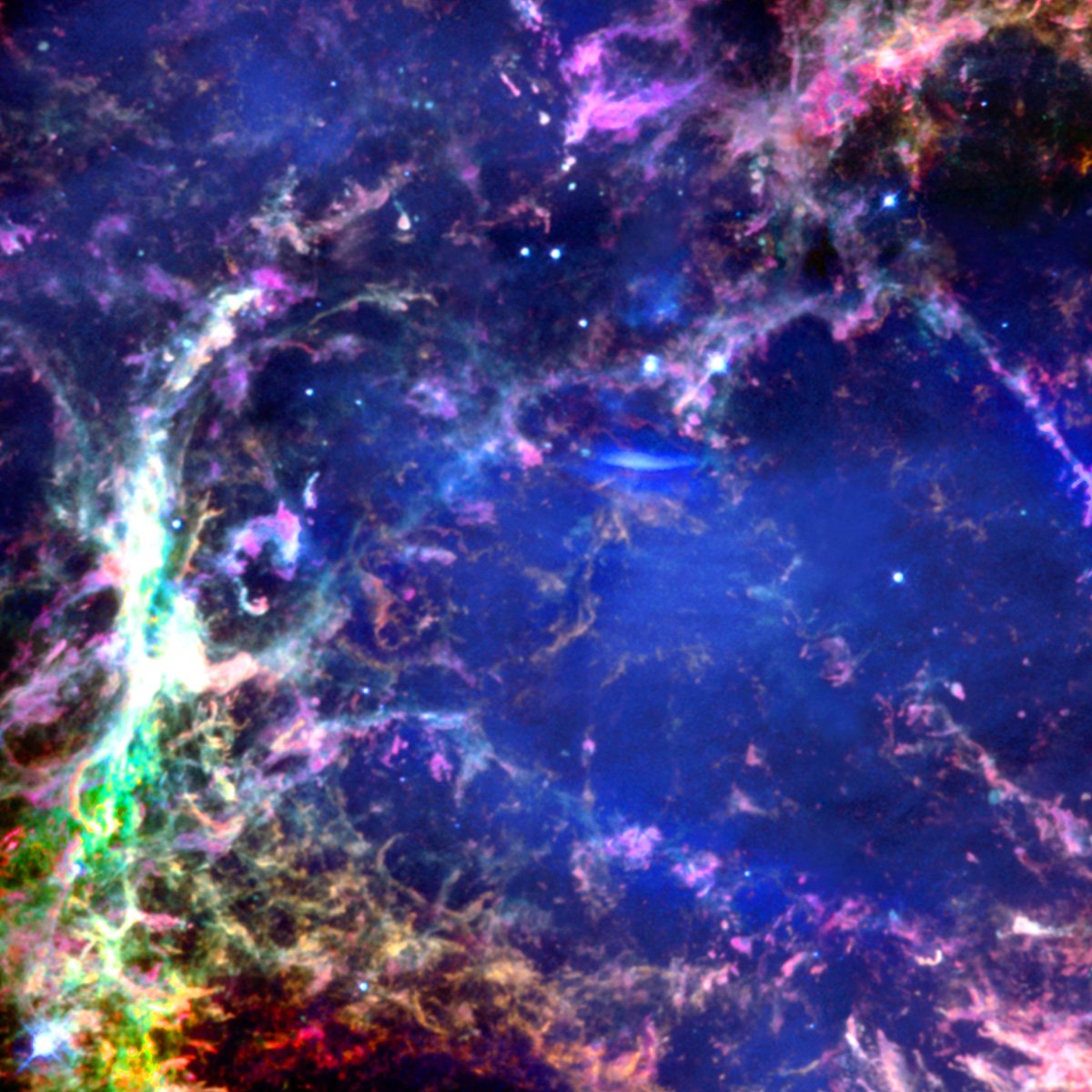 M1 Heart of the Crab - high resolution space images - Sky Image Lab