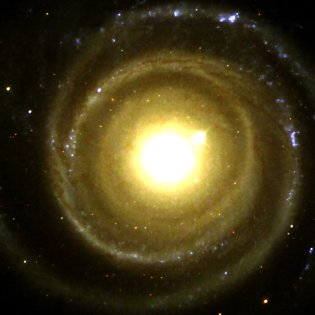 Backwards Spiral Galaxy - high resolution space images - Sky Image Lab