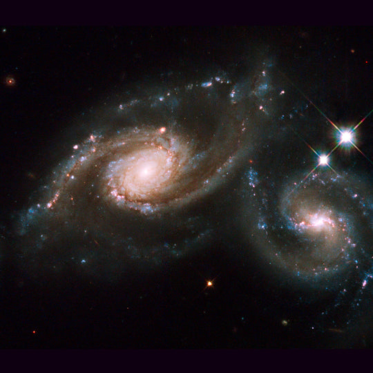 Colliding Triple Galaxies - high resolution space images - Sky Image Lab