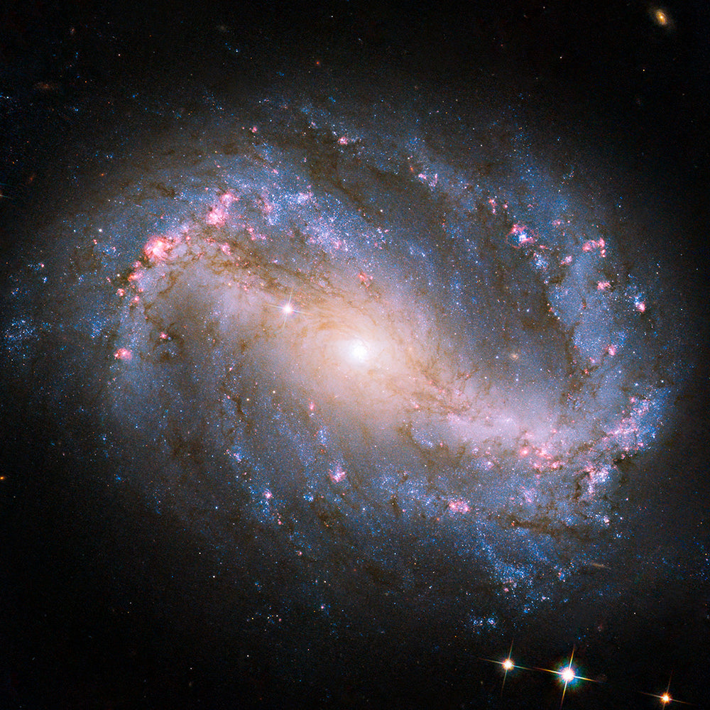 Barred Spiral Galaxy - high resolution space images - Sky Image Lab