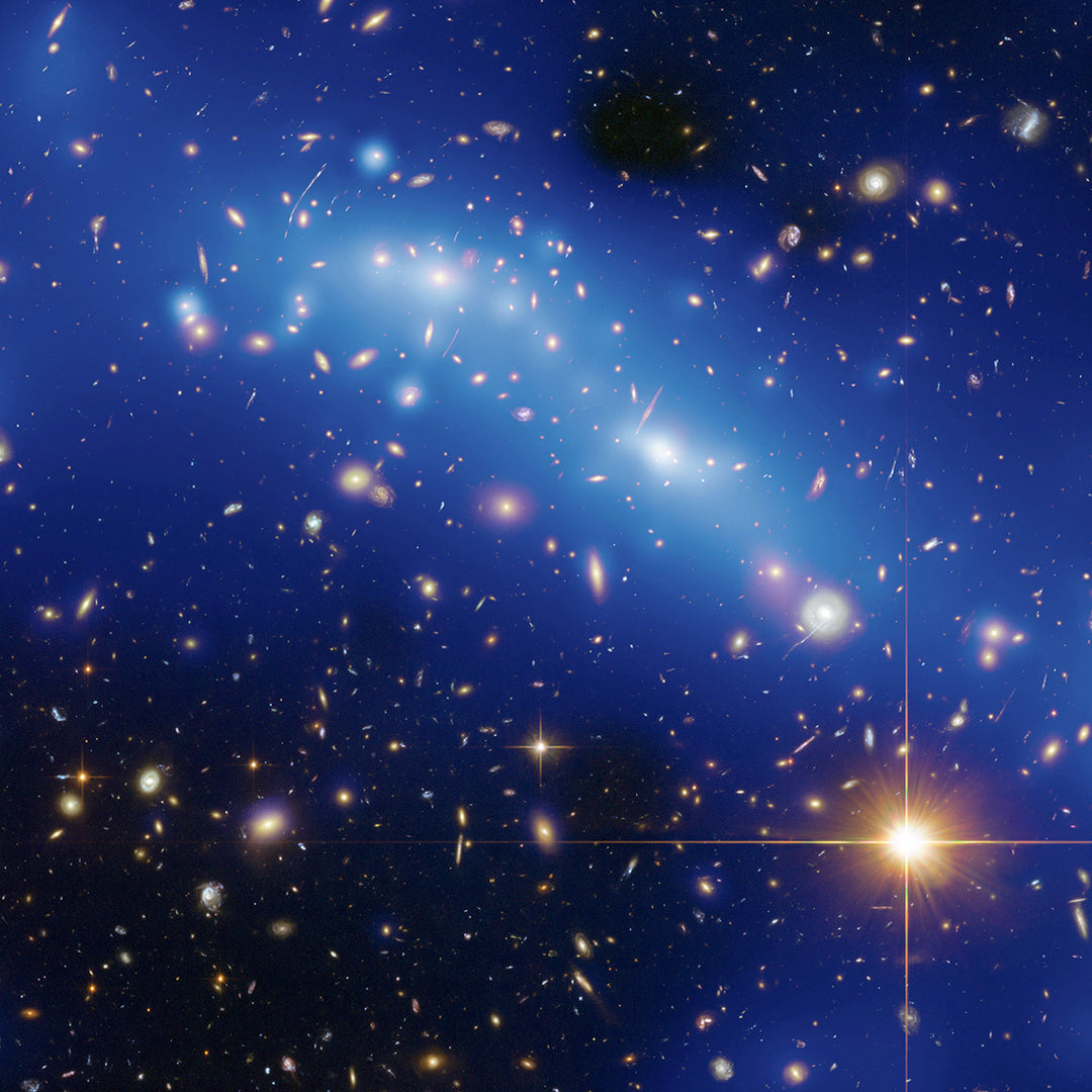 Massive Cluster of Galaxies - high resolution space images - Sky Image Lab