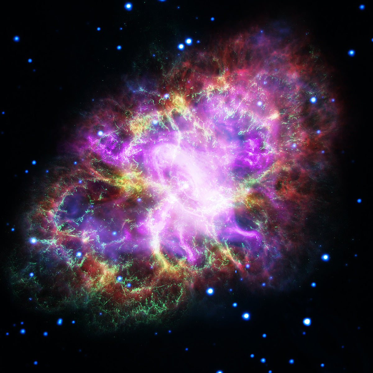 M1 Crab Nebula - high resolution space images - Sky Image Lab