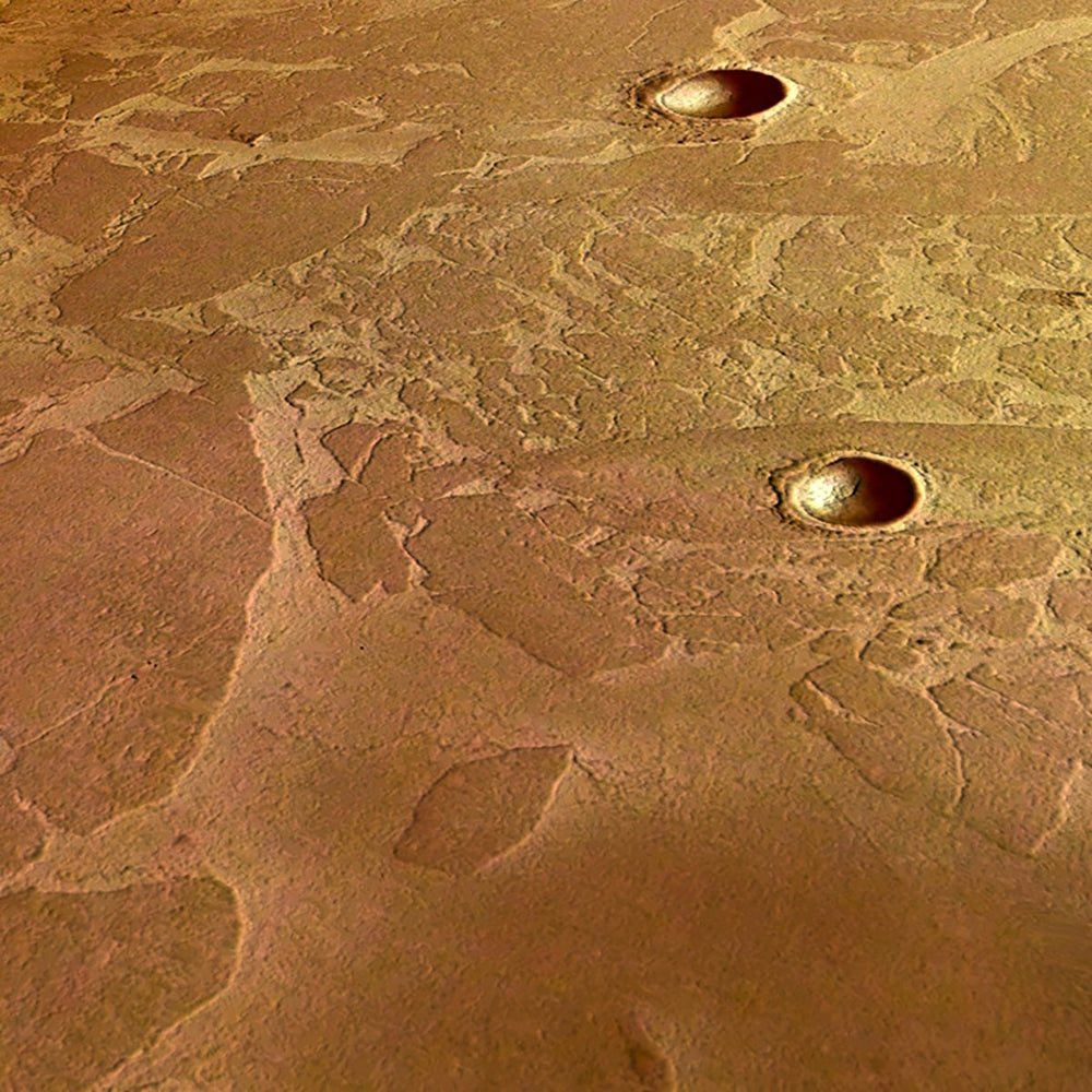 Mars Frozen Sea - high resolution space images - Sky Image Lab