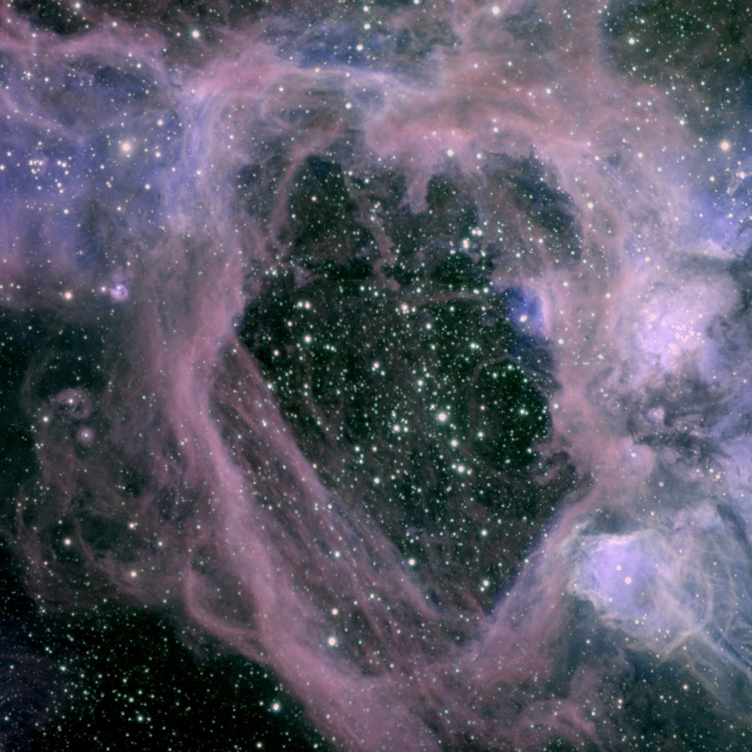 N44 Superbubble - high resolution space images - Sky Image Lab