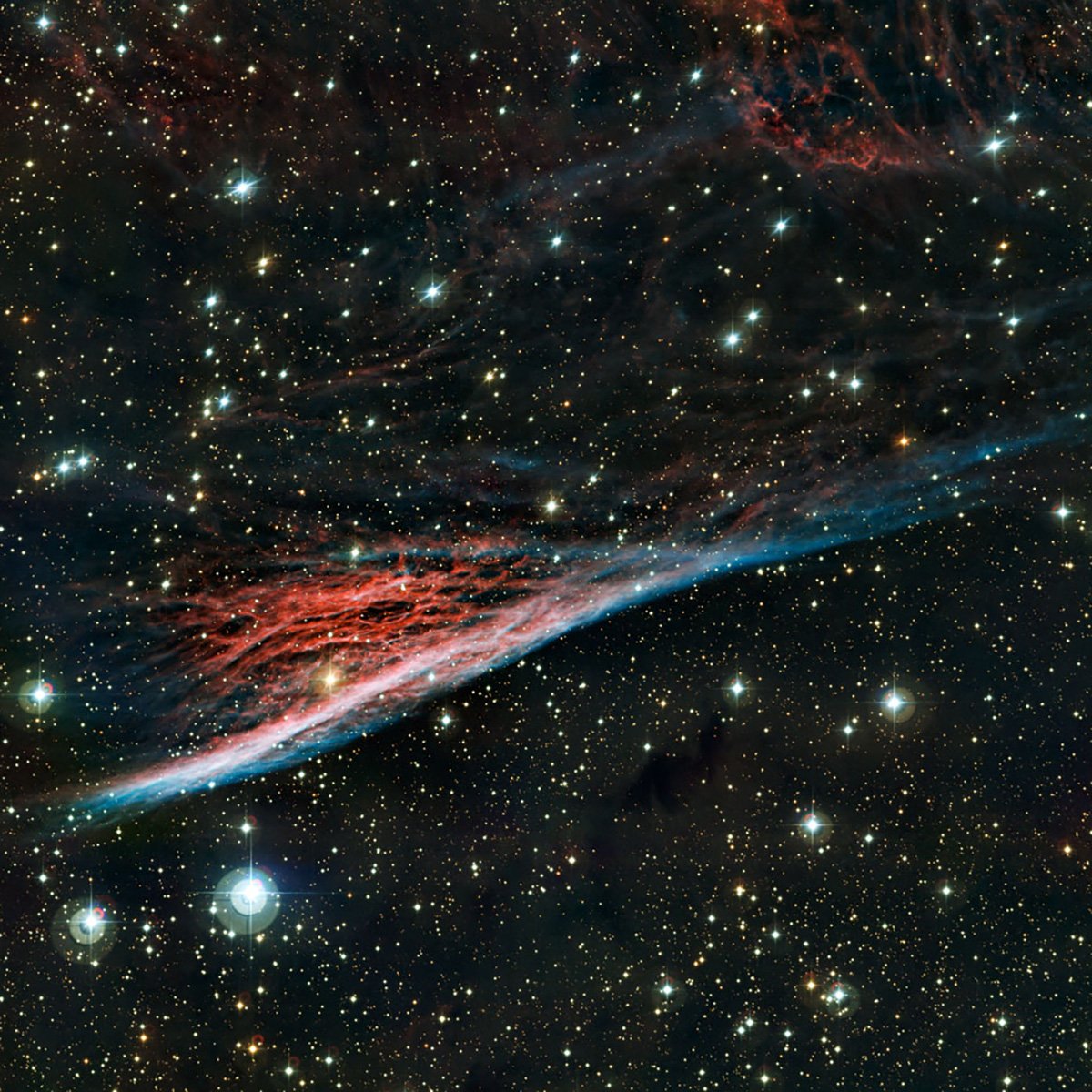 ESO Pencil Nebula - high resolution space images - Sky Image Lab