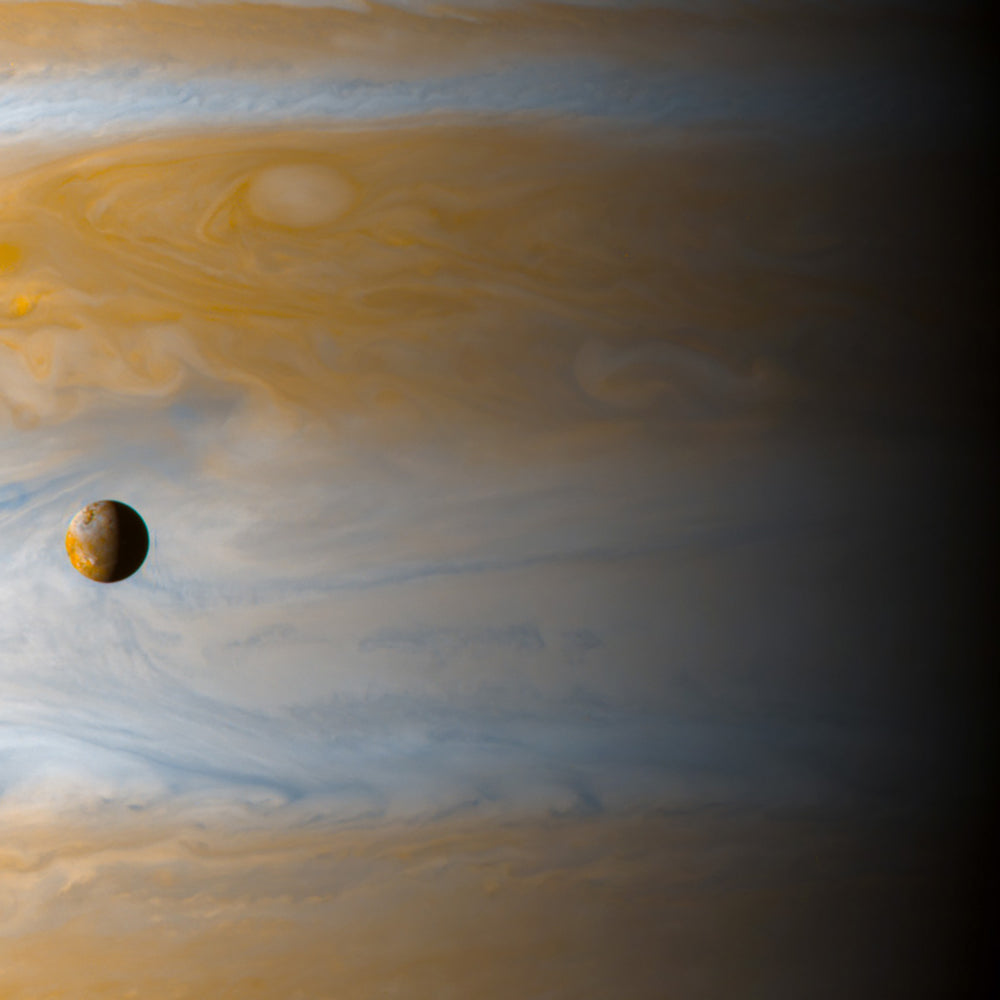 Io: Moon over Jupiter - high resolution space images - Sky Image Lab