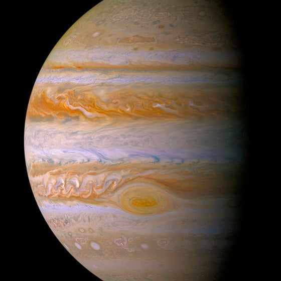 Cassini Half Jupiter