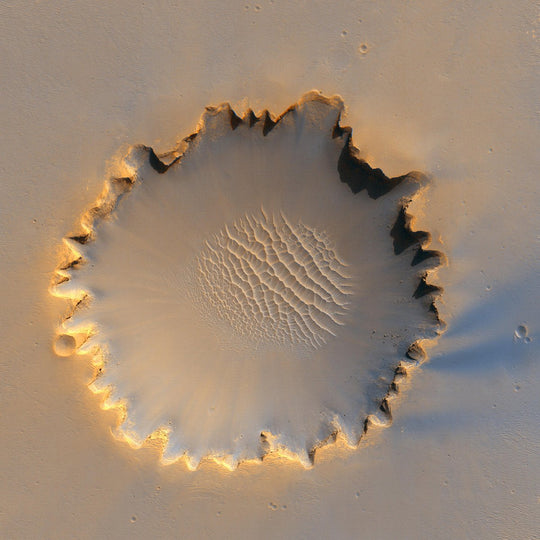 Vistoria Mars Crater - high resolution space images - Sky Image Lab