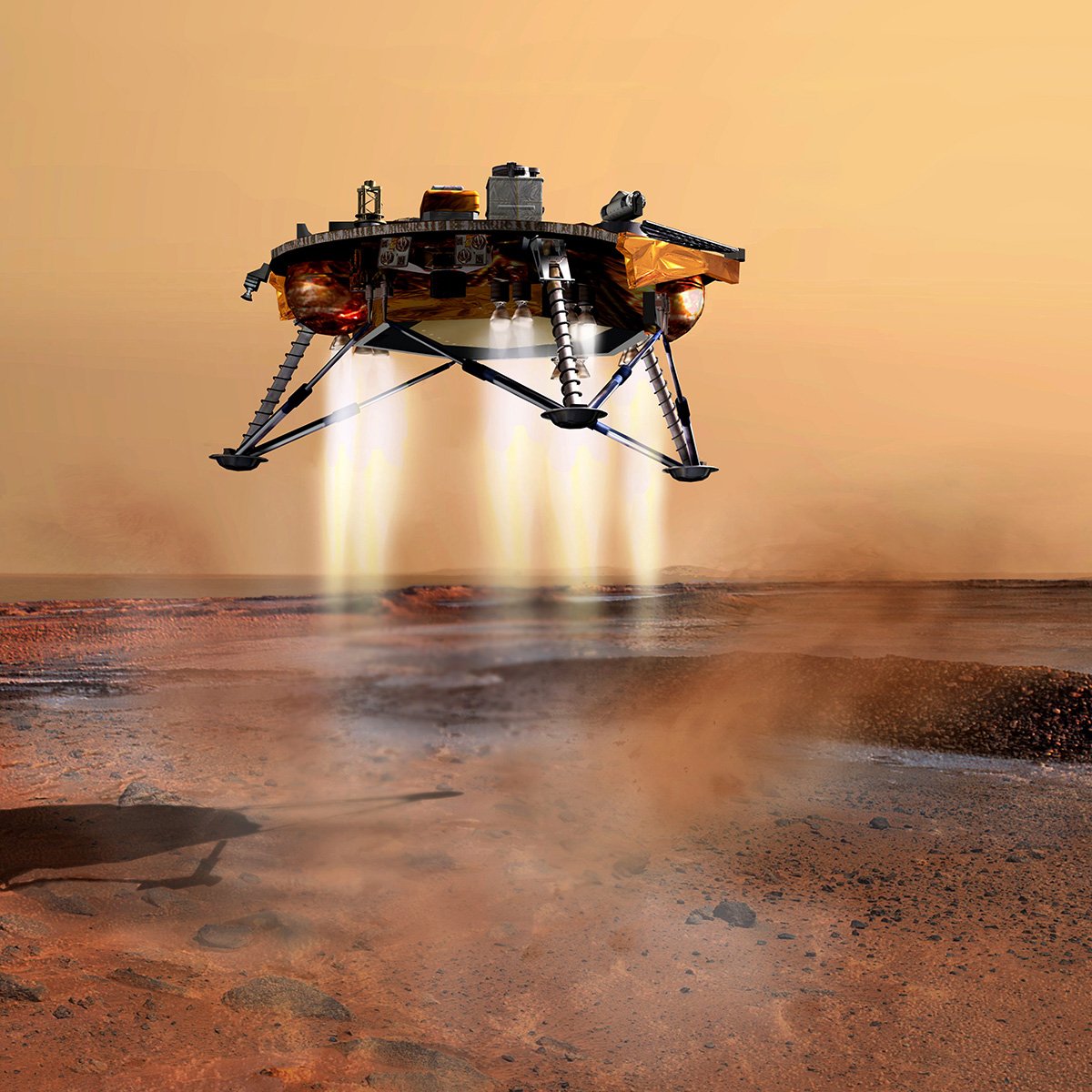 Mars Phoenix Touchdown - high resolution space images - Sky Image Lab