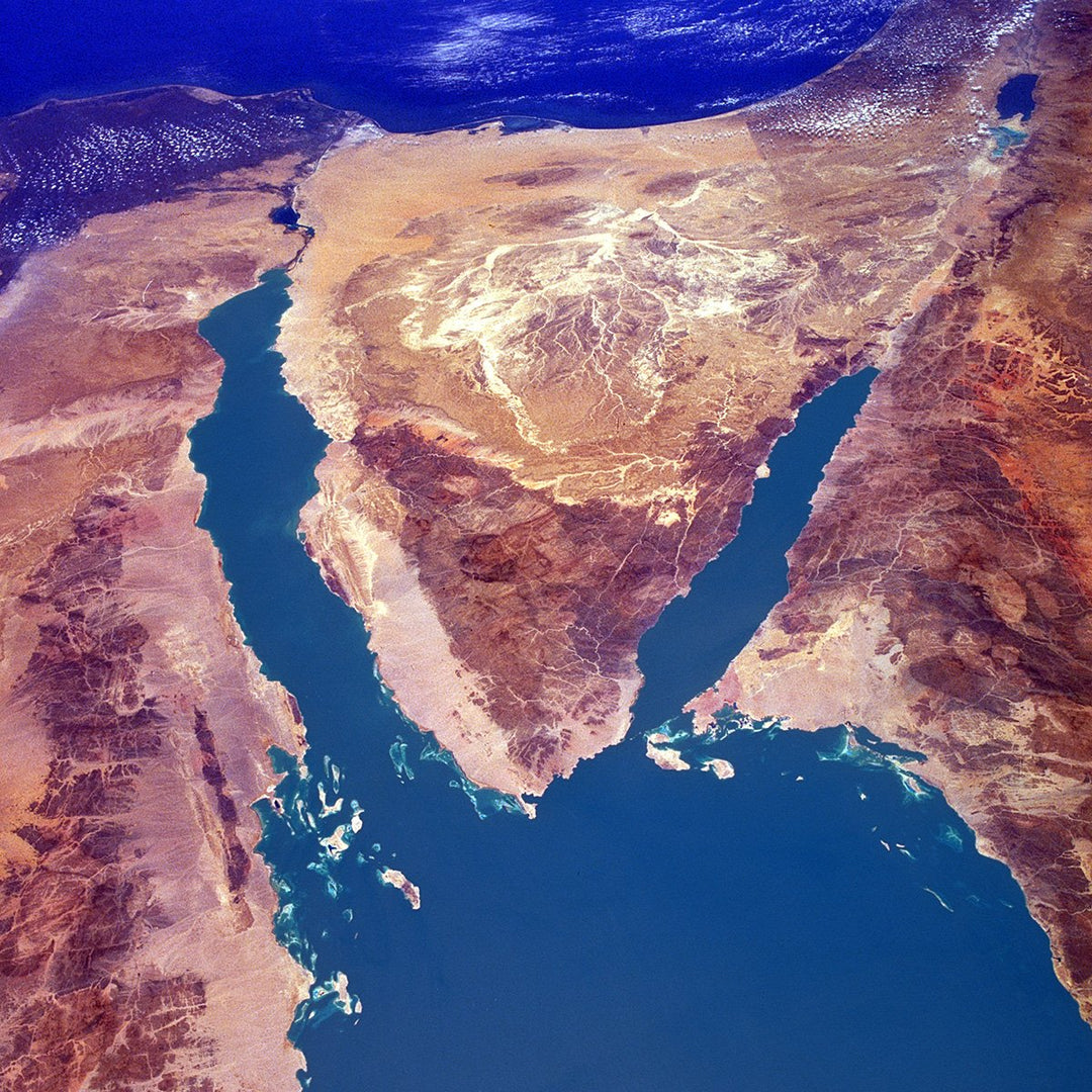 Sinai Exodus Route - high resolution space images - Sky Image Lab