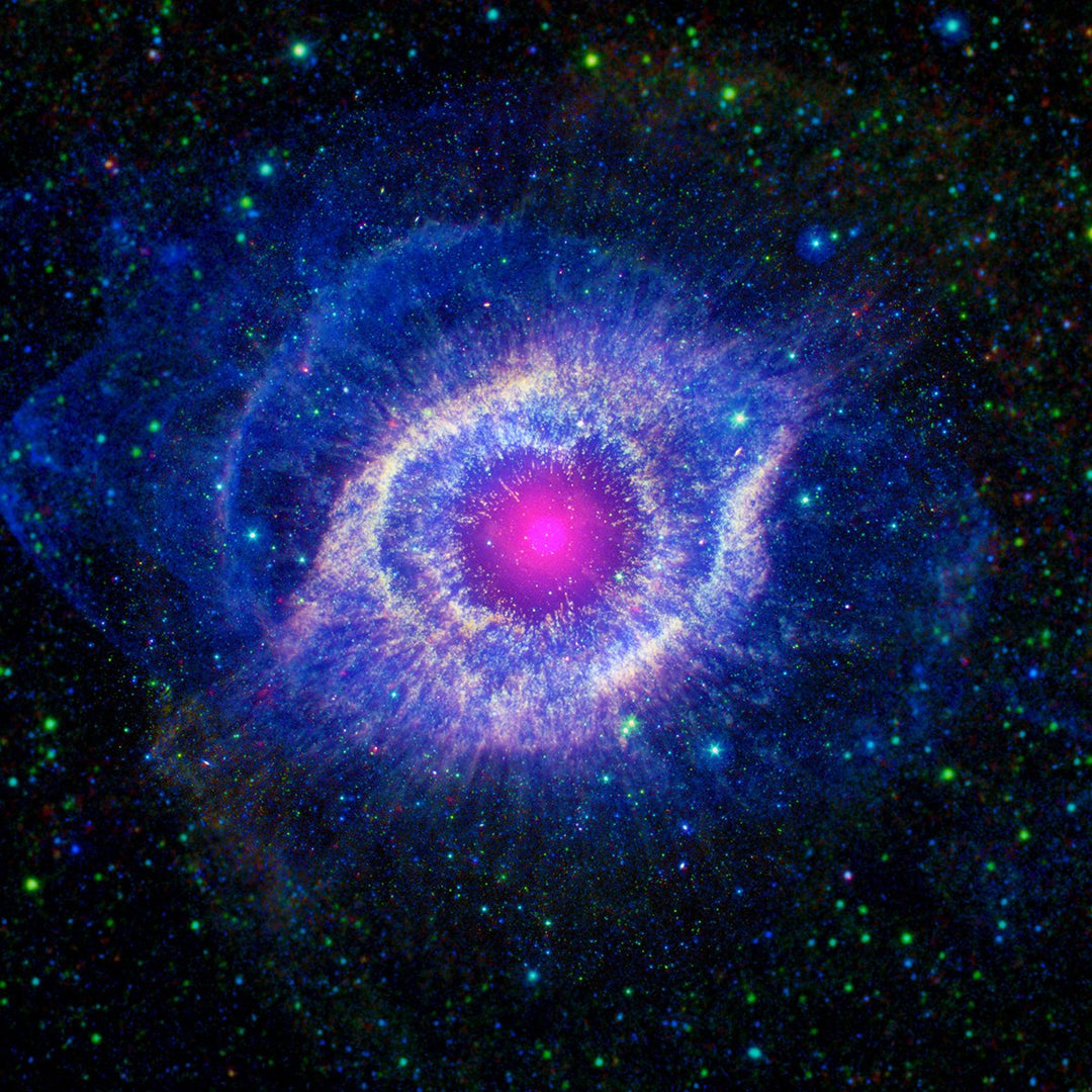 Helix Nebula In Blue - high resolution space images - Sky Image Lab