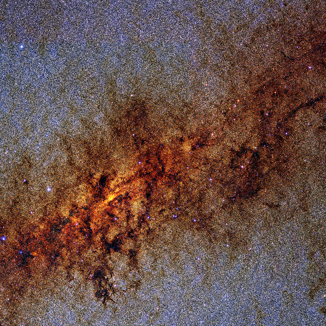Glactic Center Infrared - high resolution space images - Sky Image Lab